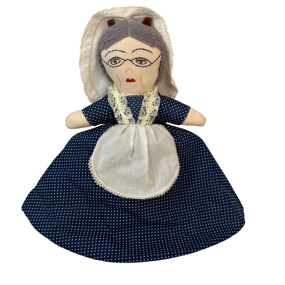 Topsy Turvy Handmade Doll Little Red Riding Hood Grandma Wolf Reversible